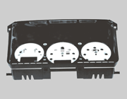 Automobile instrument frame